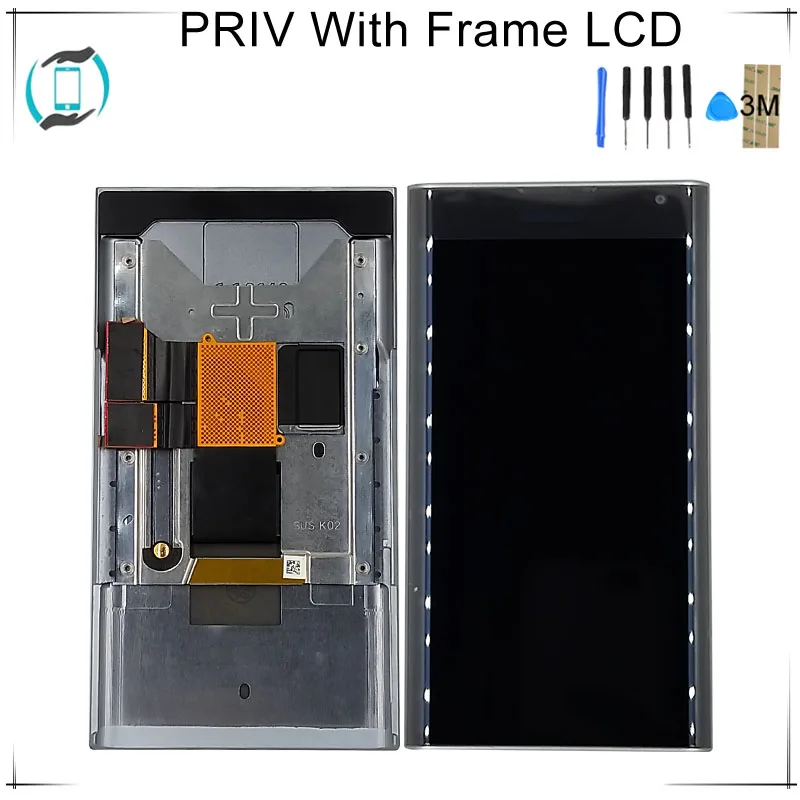 5 4 дюйма для BlackBerry Priv LCD дисплей кодирующий преобразователь сенсорного экрана в