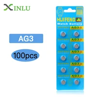 100pcslot10packs ag3 392a l736 lr41 392 384 sr41sw cx41 192 button cell coin battery for watch 100pcs ag3 xinlu battery