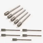 10 шт. 2,35 мм Алмазные Заусенцы резьба инструменты обрезки шар из нефрита Пробивка резьба алмазные шлифовальные стержни роторные инструменты многофункциональный