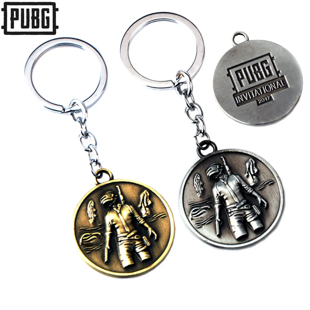 Игра Playerunknown's Battlegrounds Logo Choker ожерелье брелок 3D подвеска PUBG брелок Шарм сувенир подарки на день рождения