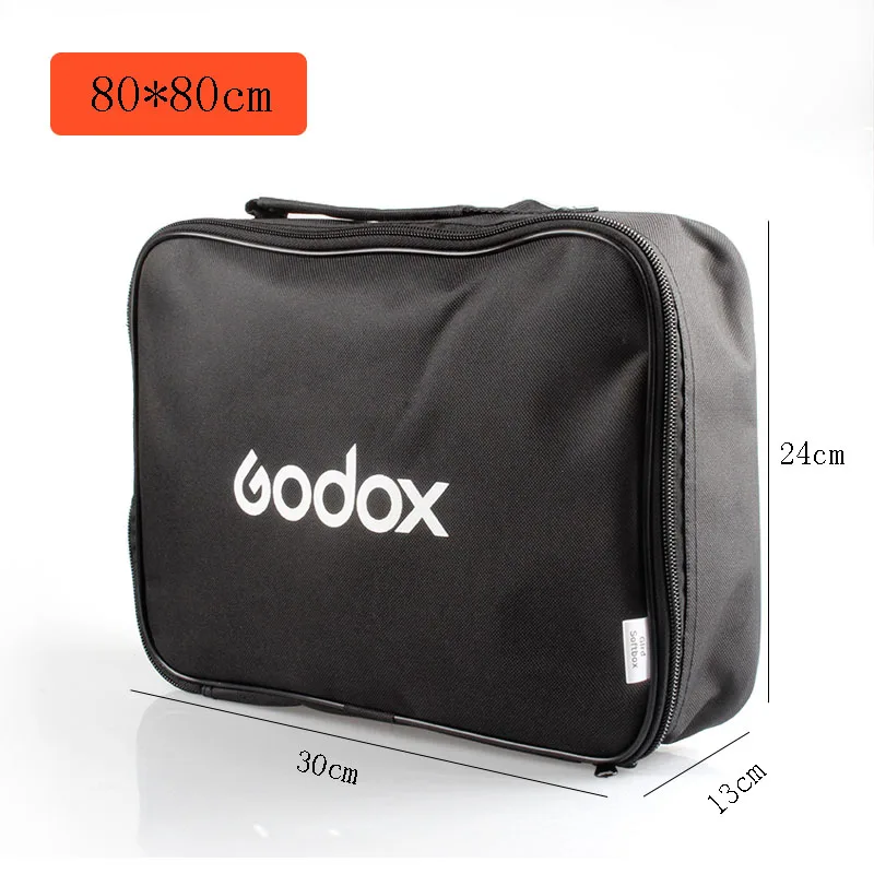 Godox Портативная сумка для фотостудии для 80*80 см/60*60 см/50*50 см/40*40 см с s-образным кронштейном - Цвет: 80x80cm