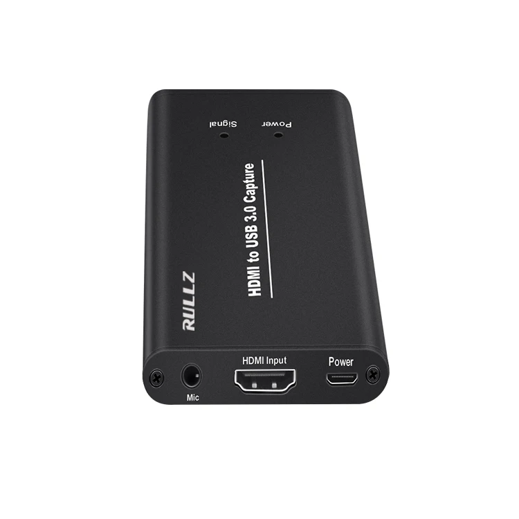 1080P 60fps Full HD видео рекордер микрофон HDMI к USB 3,0 видео Захват карты устройство для Mac Windows Linux OBS Vmix прямая потоковая передача