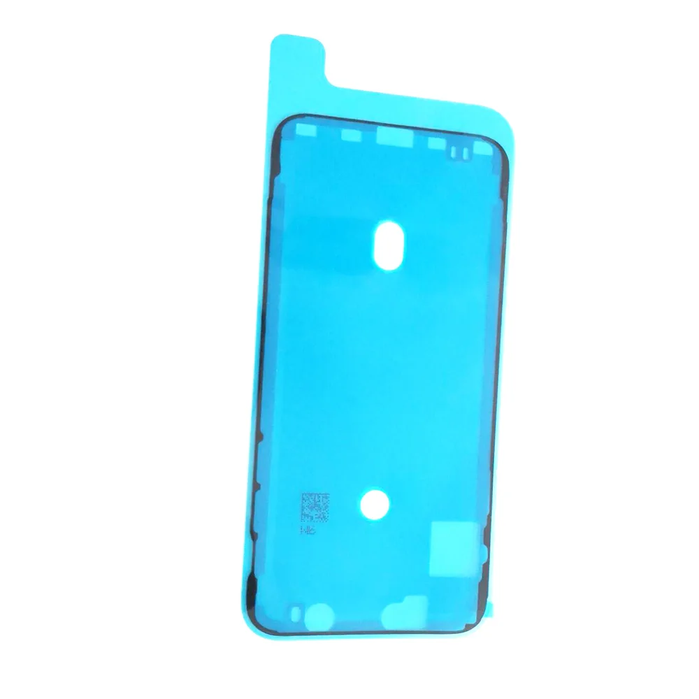 20 штук упак. LCD водонепроницаемая клейкая рамка наклейка синий лист для iPhone X XR XS
