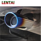 Наконечник автомобильного глушителя выхлопной трубы из хромированной нержавеющей стали OVERE для Toyota Nissan Ford Chevrolet Peugeot Fiat Suzuki