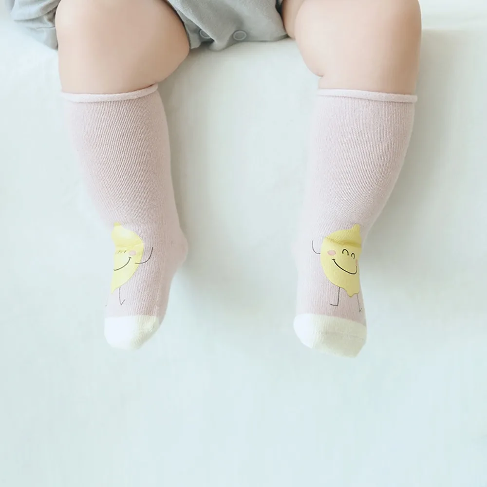 MIBAO/летние хлопковые носки для малышей 3 пары детские гольфы с принтом животных