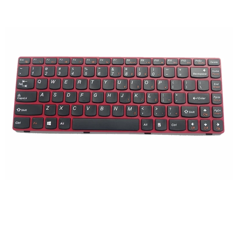 Новая английская клавиатура QH для ноутбука Lenovo G480 G485 Z380 Z480 Z485 G480A G485A красного