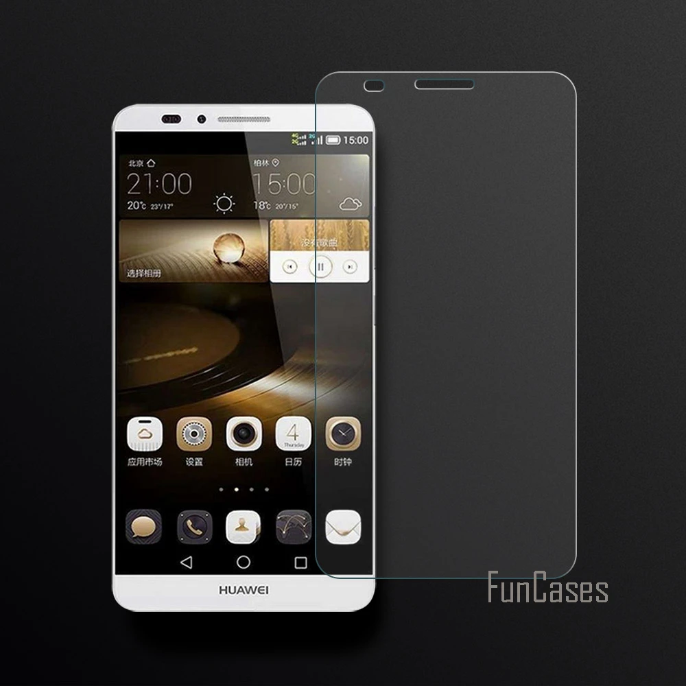 

Front Film Screen Protector For Huawei Mate 7 Tempered Glass For Huawei Mate 7 2.5D Curved Edge Protective Film Full Coverage HD
