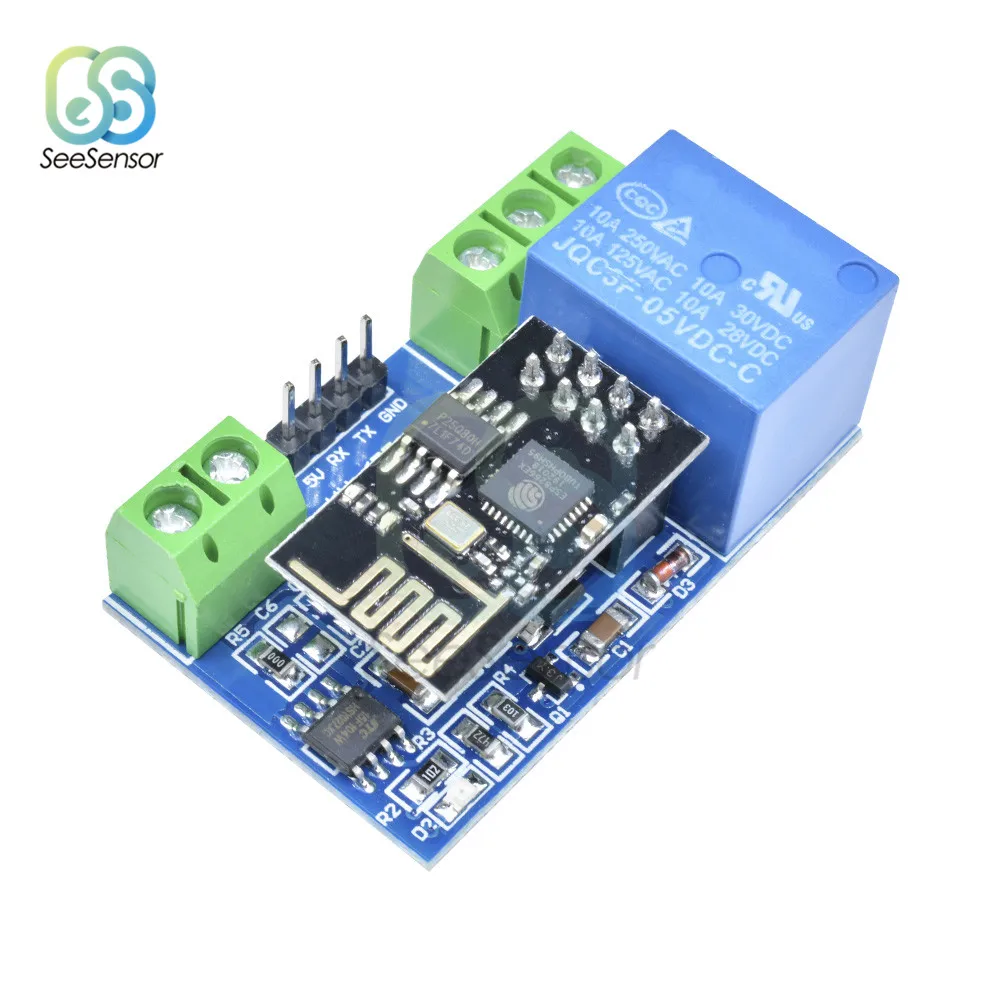 ESP8266 5 В релейный модуль Wi-Fi вещи умный дом дистанционное управление переключатель телефон приложение ESP-01 ESP01 управление Лер Беспроводной Wi-Fi модуль