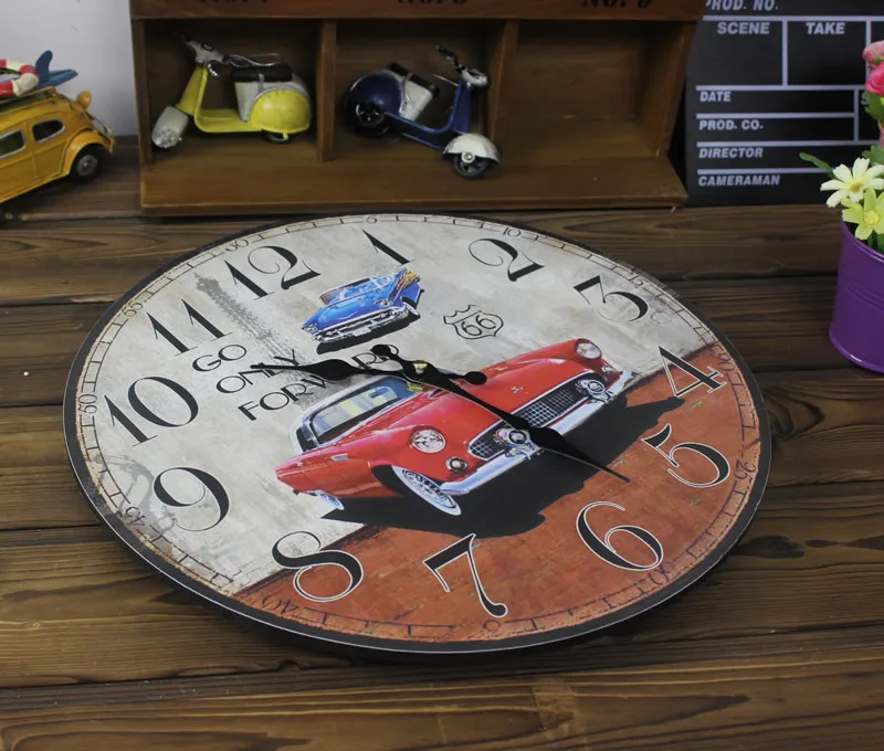 Modern Car Design Digital Wall clock Large Electronic Clock Diy For Xmas Gift Bedroom Kitchen Ornament Mechanism | Дом и сад