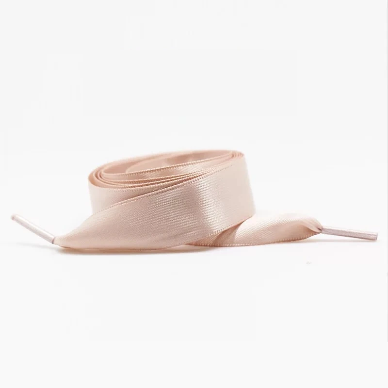 1Pair 2 CM Width Satin Shoe laces Flat Silk Ribbon ShoeLaces Boots Sneakers ShoeLace 19 Colors Length 80CM 100CM 120CM S-1
