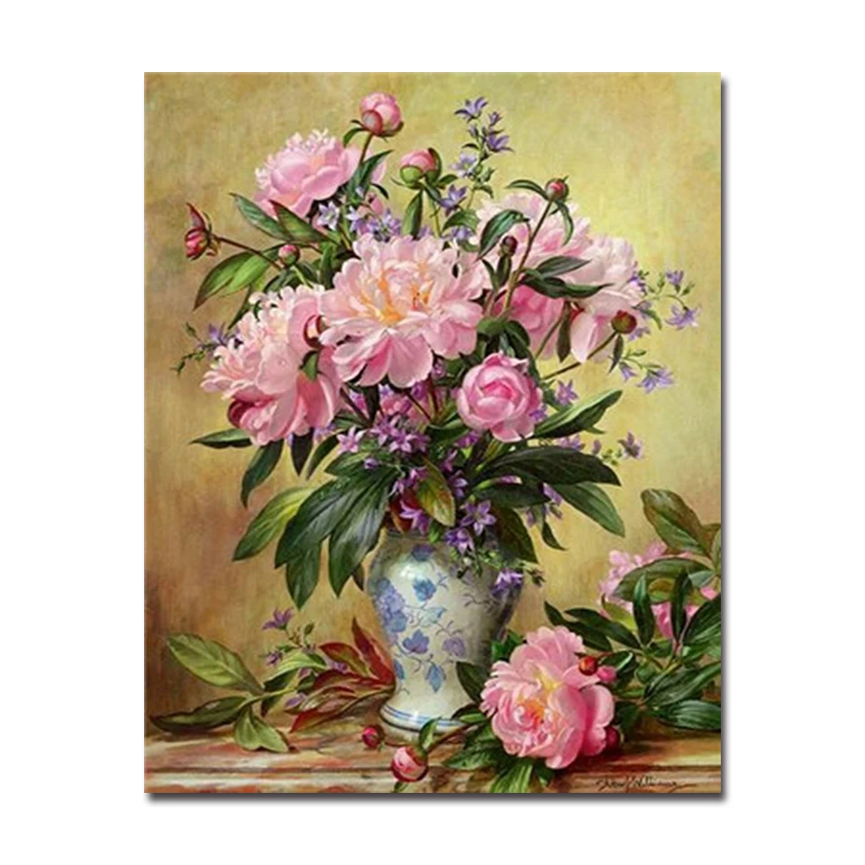 DIY живопись наборы для рисования акриловыми красками на холсте Рисунок по