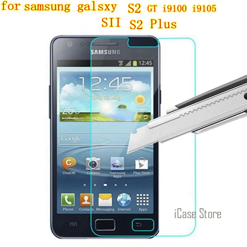Закаленное стекло для samsung Galaxy S2 GT i9100 S II SII 2 Защитная пленка sklo glas plus i9105|glass for