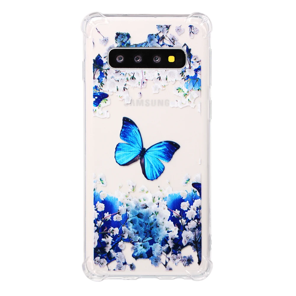 Флип кейс из искусственной кожи для Samsung galaxy S10 S10E SPlus кожаный чехол с принтом