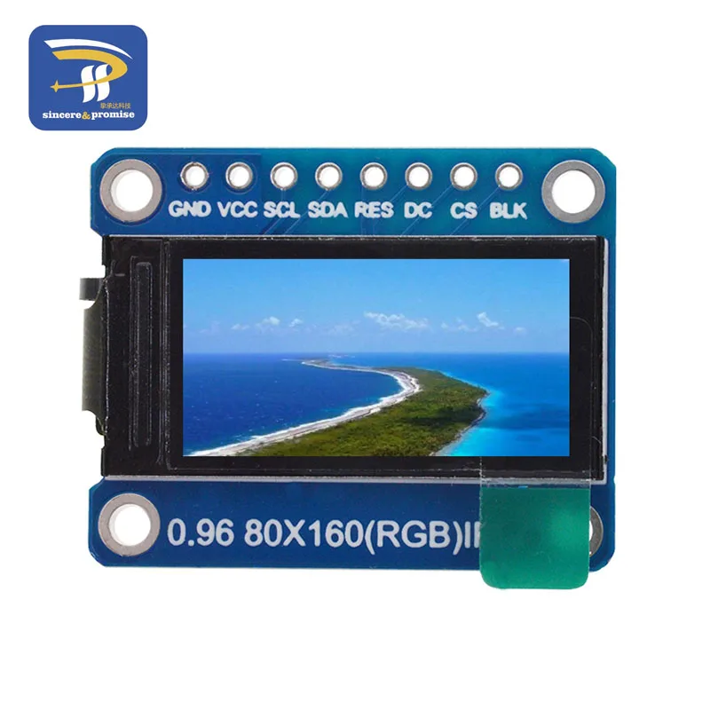 TFT дисплей ips 0,96/1,3 дюймов 7P SPI HD 65K полноцветный ЖК-модуль ST7735/ST7789 Привод IC 80*160 240*240(не OLED - Цвет: 0.96 inch