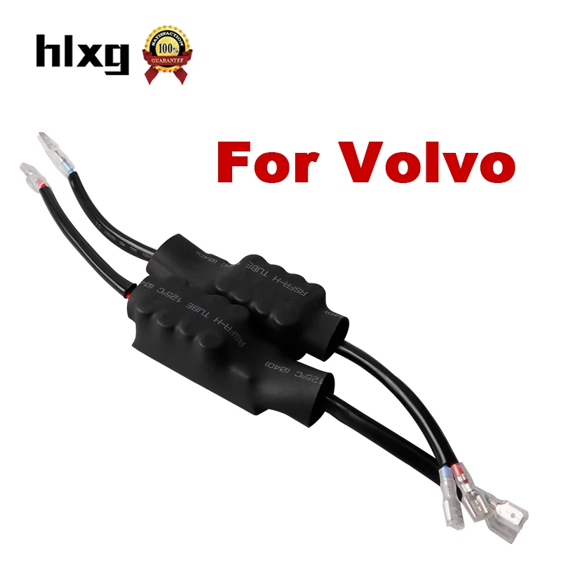 Hlxg 2pcs 12 V декодер для volvo светодиодный сигнальный подавитель светодиодный декодер без ошибок OCB нагрузочный резистор canbus компенсатор canbus светодиодный