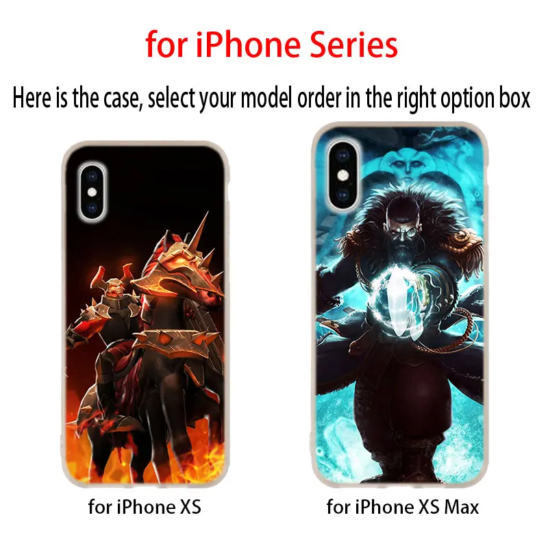 Shadow Fiend Dota 2 мягкий чехол для iPhone 12 11 Pro X XS Max XR 8 7 6 Plus 5s SE 2020 S 1 мини Чехол|Бамперы| |