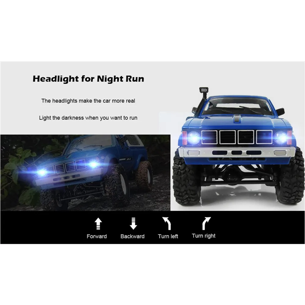 2018 Новый WPL C24 RC автомобиль 1:16 4WD радио управление Off-Road мини-автомобиль RTR Рок