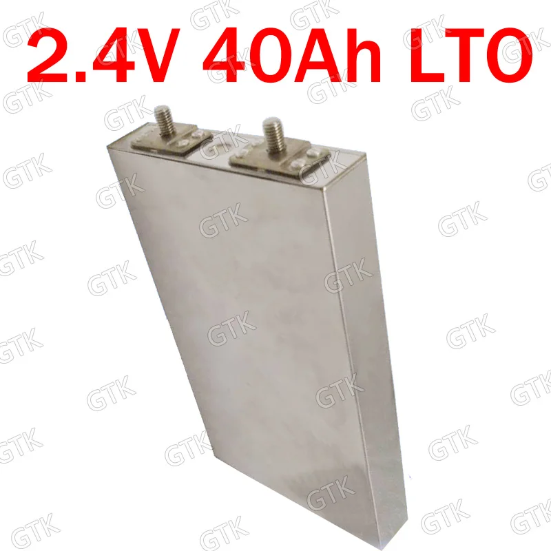 6 шт. аккумулятор из лития и титана 2 4 В 40AH лто baterie 3 40Ah для diy 12 24 хранения солнечной энергии лодка минут
