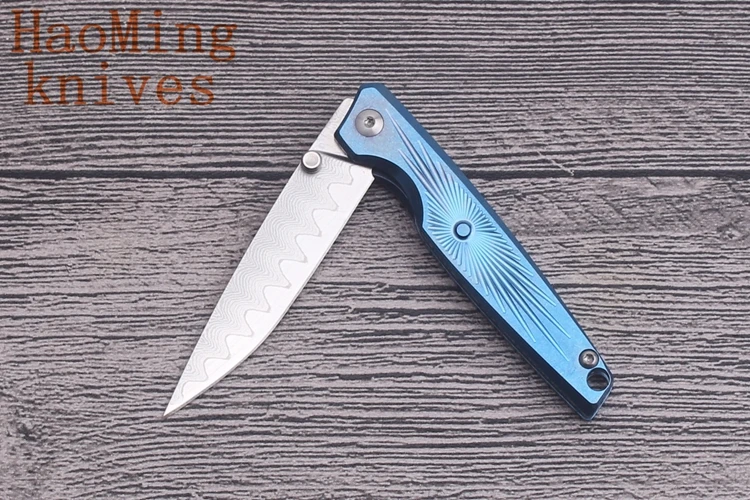 Портативный складной нож для кемпинга выживания охоты спасения мелалеука сталь