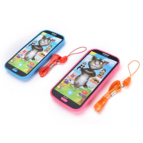 1 шт. Детский развивающий игрушечный симулятор с сенсорным экраном|baby phone toy|music