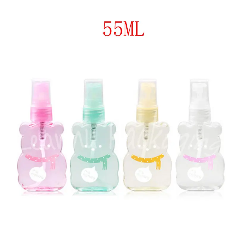 

Бутылка-распылитель с милым мультяшным медведем, 55 мл, дорожная портативная бутылка-распылитель для косметики, контейнер для косметики