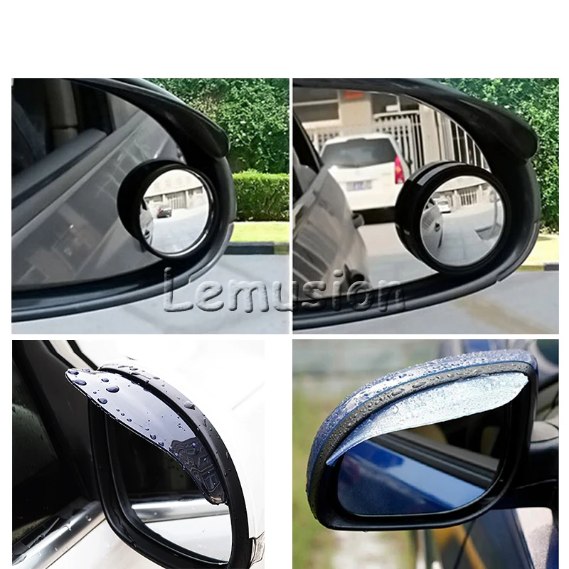 Автомобильный Стайлинг зеркало заднего вида наклейки для бровей и дождя Peugeot 307 206