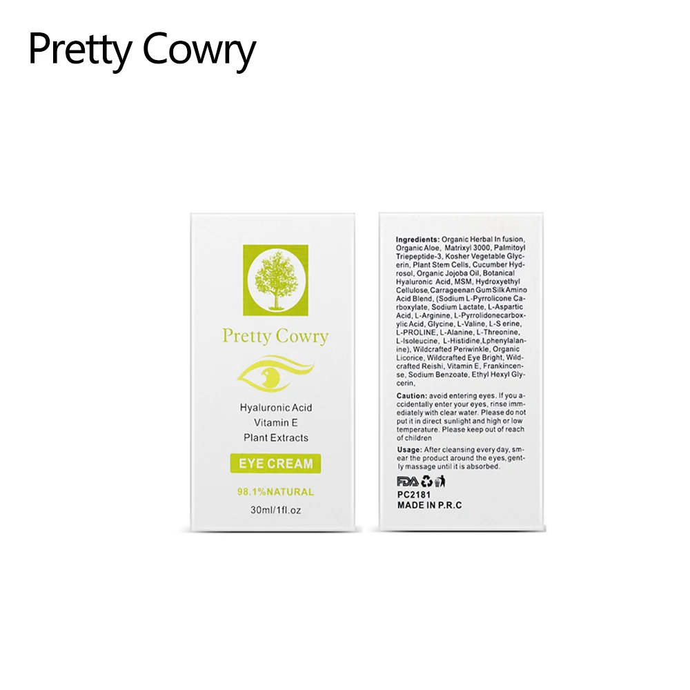 Pretty Cowry Сыворотка для глаз 30 мл Антивозрастная осветляющая снимающая старение