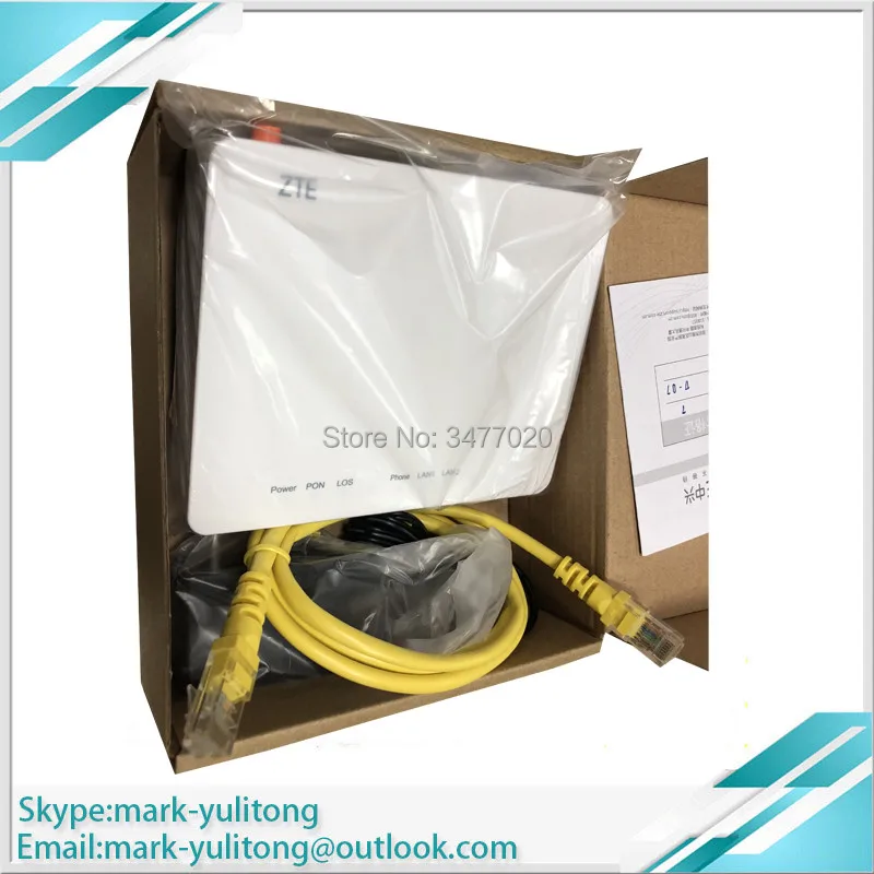 Новый оригинальный ZTE F612 ZXA10 GPON UN волоконная сеть с 2 портами Ethernet 1|Оптоволоконное