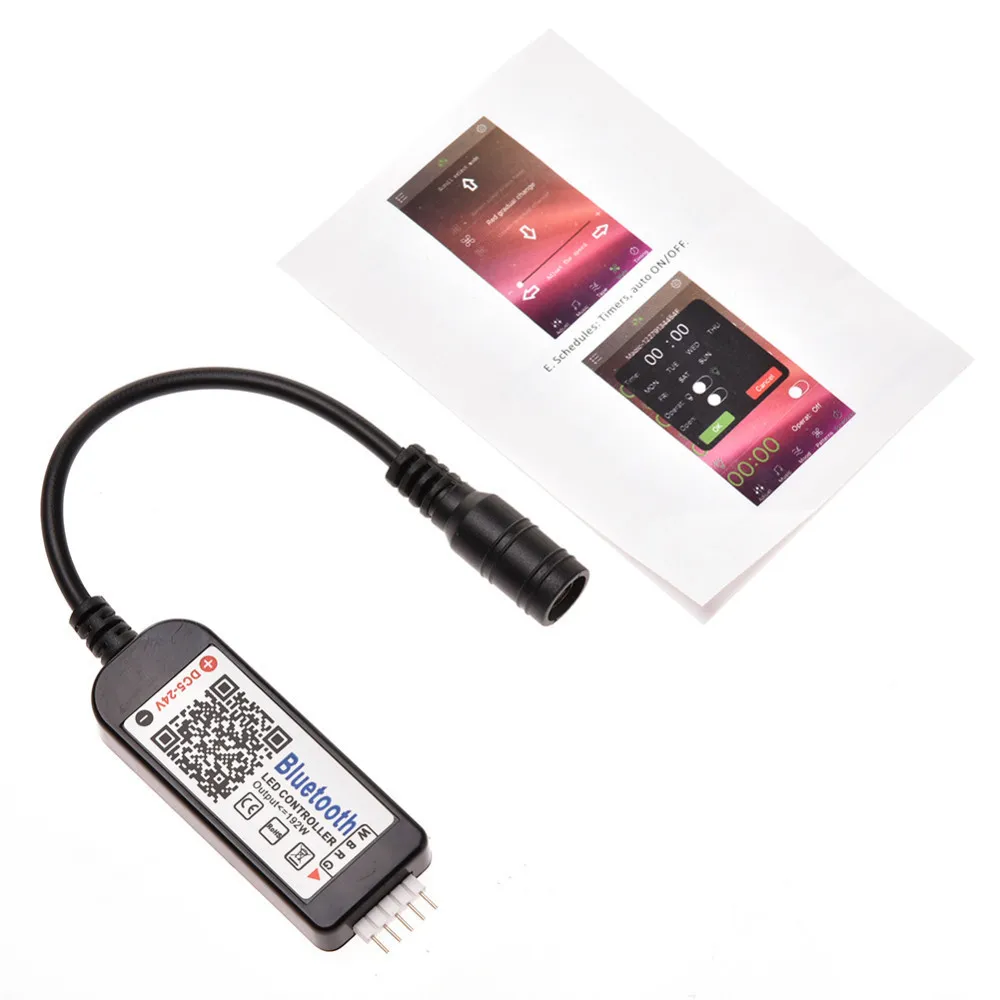 LAIDEYI DC 12 В Мини светодиодный RGB контроллер 4 канала Bluetooth RGBW светодиодный контроллер IOS/Android приложение для RGB светодиодный светильник