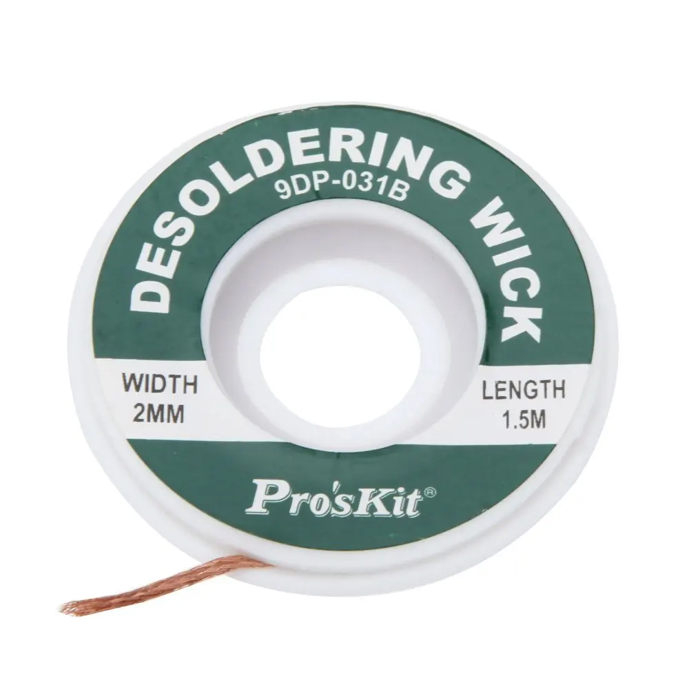 Useful Pro'sKit 5 pcs 9DP-031B Desoldering Wire BGA Wick 2 mm * 1.5 m Low Residue Tin Absorption Line | Инструменты