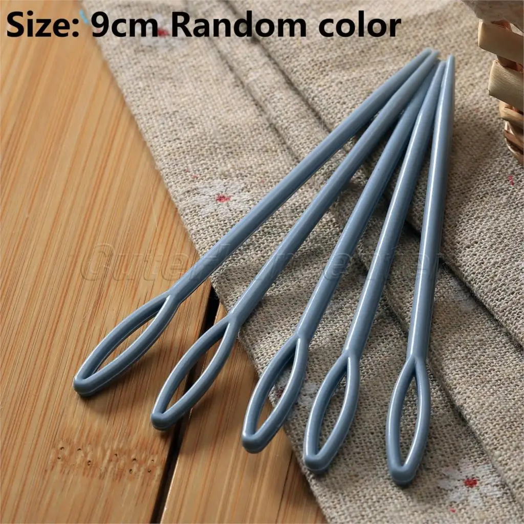 Лидер продаж 5 шт./партия длинные большие пластиковые швейные иглы для дарнинга