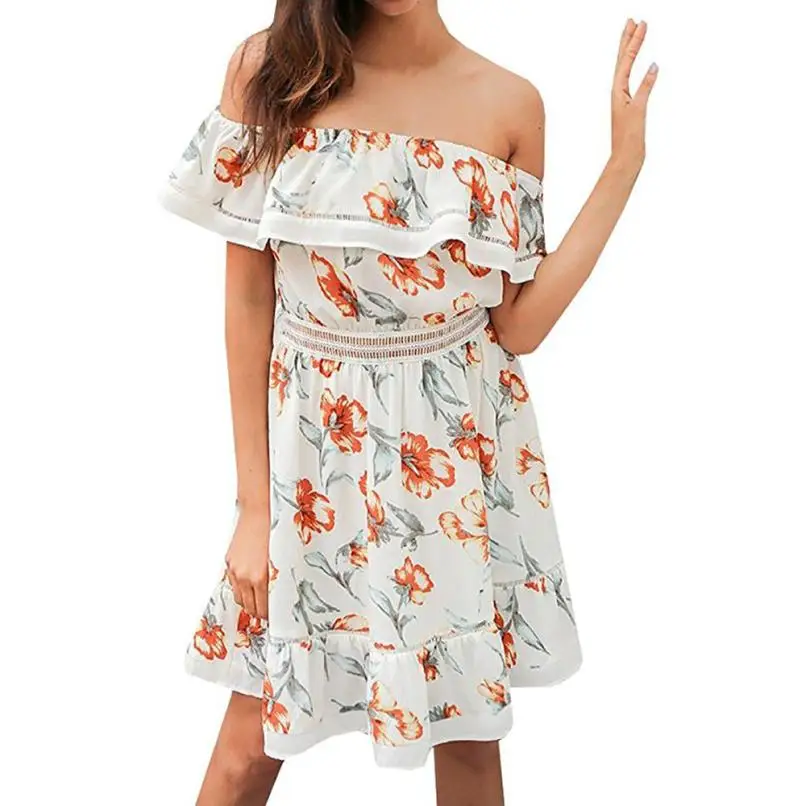 Летнее женское платье женские с открытыми плечами бабочка драпированное