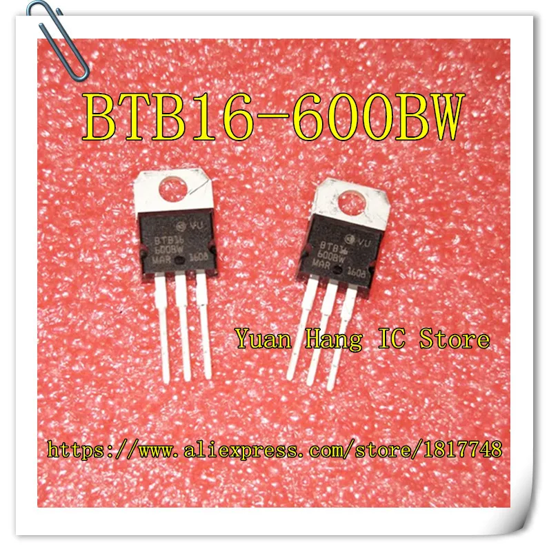 

10pcs/lot BTB16-600BW BTB16 600BW TO-220 new original