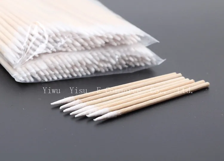 10 пачек острый деревянный хлопковый макияж косметика для здоровья чистый ватный