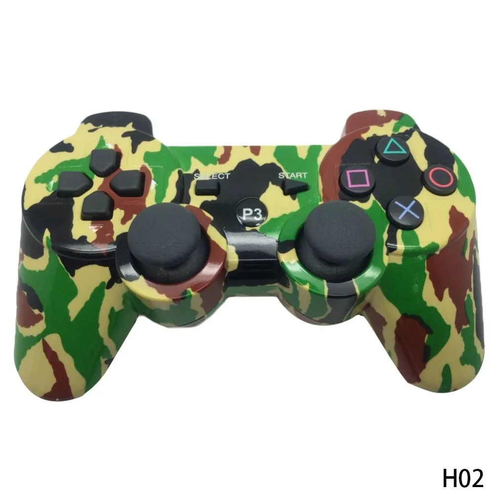 Для sony PS3 камуфляж Беспроводной игровой контроллер Bluetooth Джойстики Игровые с USB