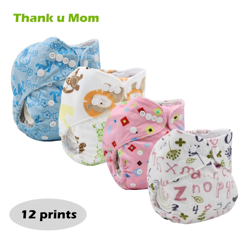 5 шт./лот Thank u Mom Экологичные детские подгузники мягкие тканевые многоразовые PUL