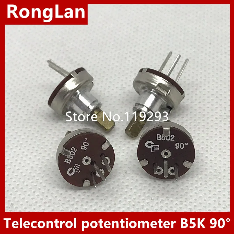 

[BELLA]Imported Japanese Imperial Crown special spot 90 degree potentiometer B5K small aircraft game 13mm-10PCS/LOT