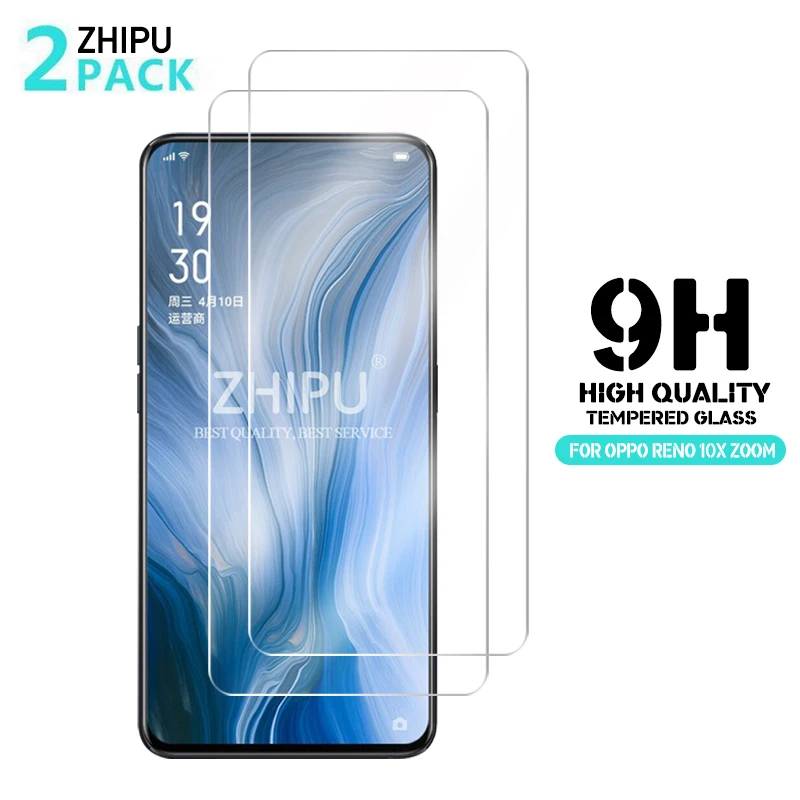 Закаленное стекло для OPPO Reno 10X 2 шт. защита экрана 2.5D 9H закаленное Защитная пленка