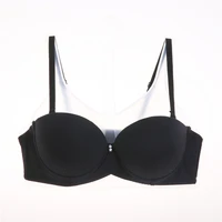 sexy padded push up bras add two brassiere unlined seamless bra for women 12 cup gathered chest together one seamless bra