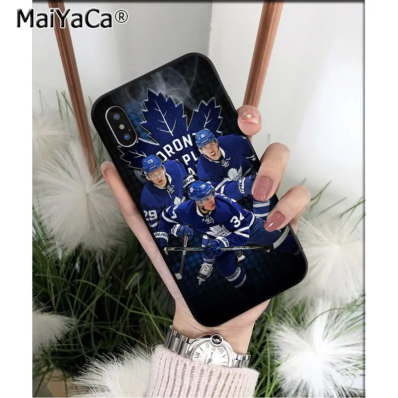 A3 MaiYaCa Toronto Maple Leafs ТПУ Мягкий силиконовый чехол для телефона чехол для iPhone X XS MAX 6 6s 7 7plus 8 8Plus 5 5S SE XR - Цвет: A3