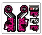 pink Лиса завод 40 лет издание наклейки для MTB передняя вилка, шок, горный велосипед Велоспорт наклейки - Цвет: pink