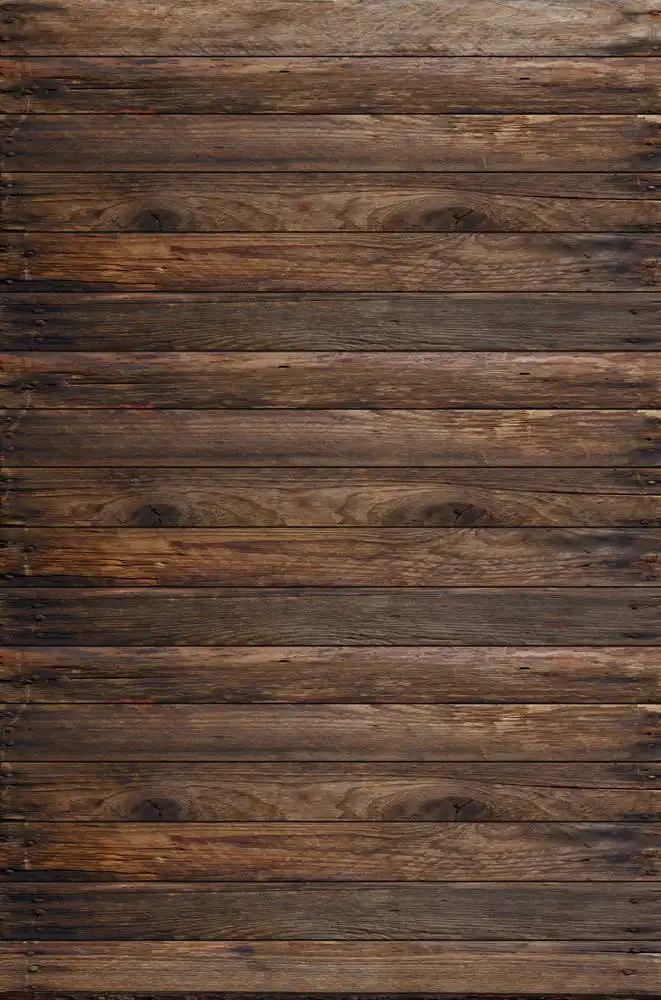 

5x7ft Dark Brown Wood Grain Seamless Washable One Piece wrinkleFree Banner Photo Studio Background Backdrop Polyester Fabric