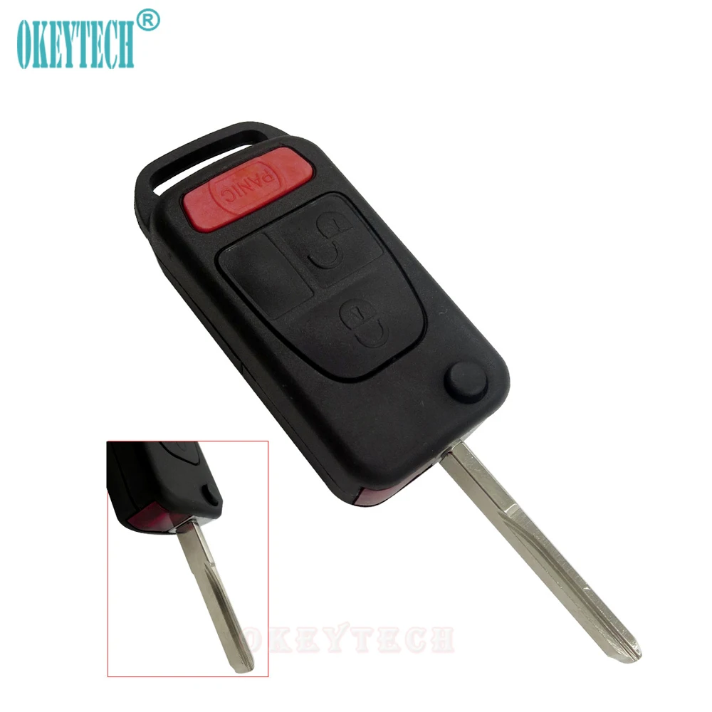 OkeyTech автомобильные аксессуары 2 1 3 кнопки Замена Floding флип чехол для