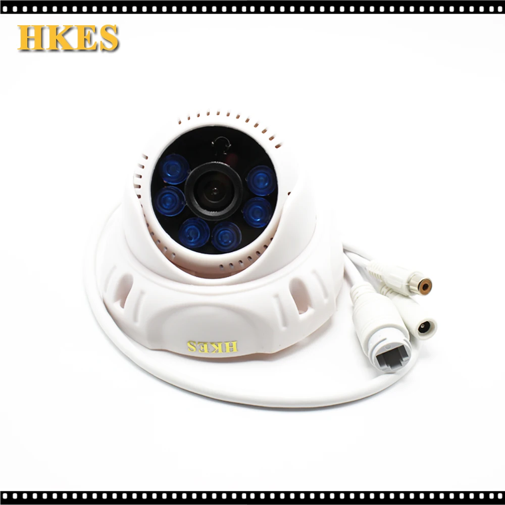 Ahwvse Full HD 1080 P IP Камера аудио 2MP с внешнего микрофона пикап Крытый ИК купольная CCTV Cam