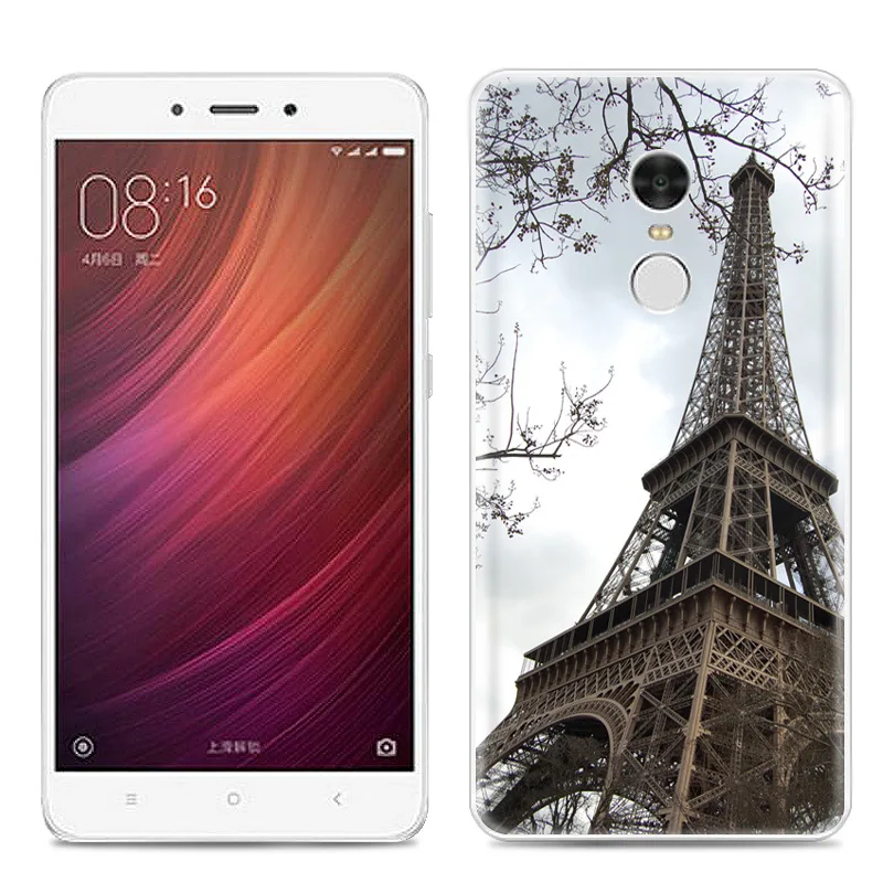 Lulumi половина цветок телефон чехол для Xiaomi Redmi Note 4 розовый bloom мультфильм живопись