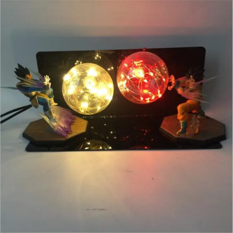 Dragon Ball рисунок AC 110 В в 220 светодио дный светодиодные настольные лампы дополнительно освещение цвет сменные лампочки мультфильм модель ночник