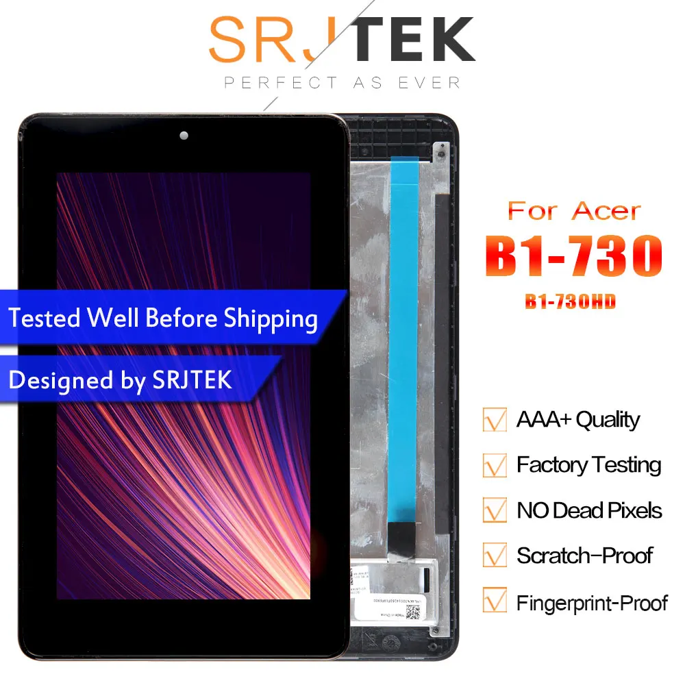 Запчасти Srjtek для Acer Iconia One ЖК дисплей с матрицей кодирующий преобразователь