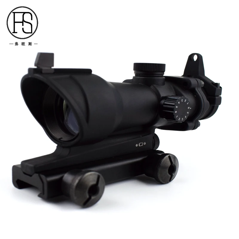 Прицел для винтовки ACOG 1X32 с красной и зеленой точкой тактическое охотничье