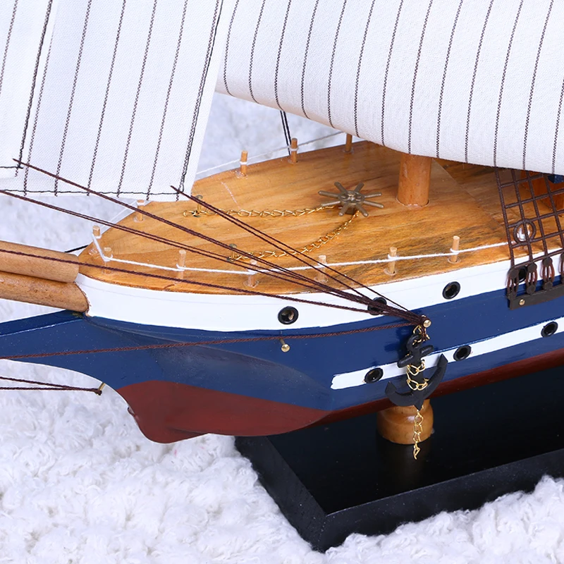 LUCKK 80 см DIY деревянная модель кораблей парусник игрушки парусная Модель Сборка Dot украшение дома миниатюрная деревянная для рукоделия сувенир