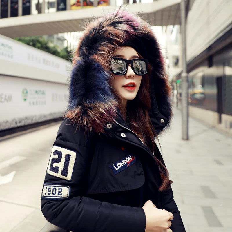 Новинка 2017 года сезона зима Разбитое код зазор обработки толстых Мех животных